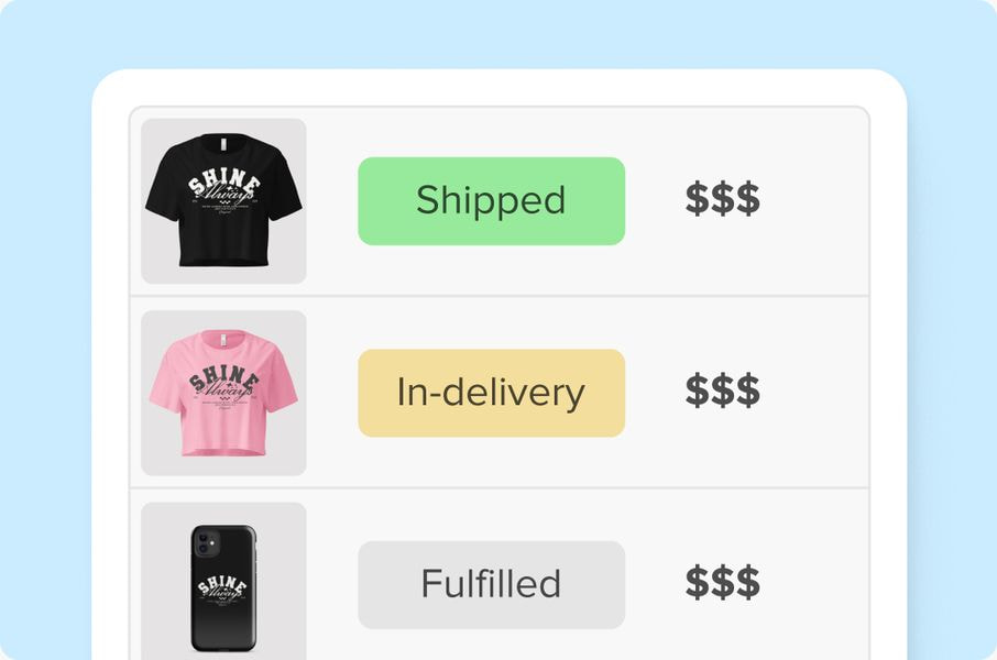 delivery status dashboard