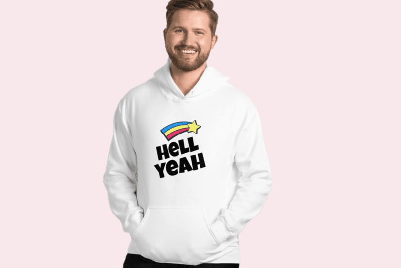 All Yours Hoodie *Rainbow Graphic