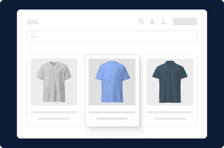 Selection of t-shirts