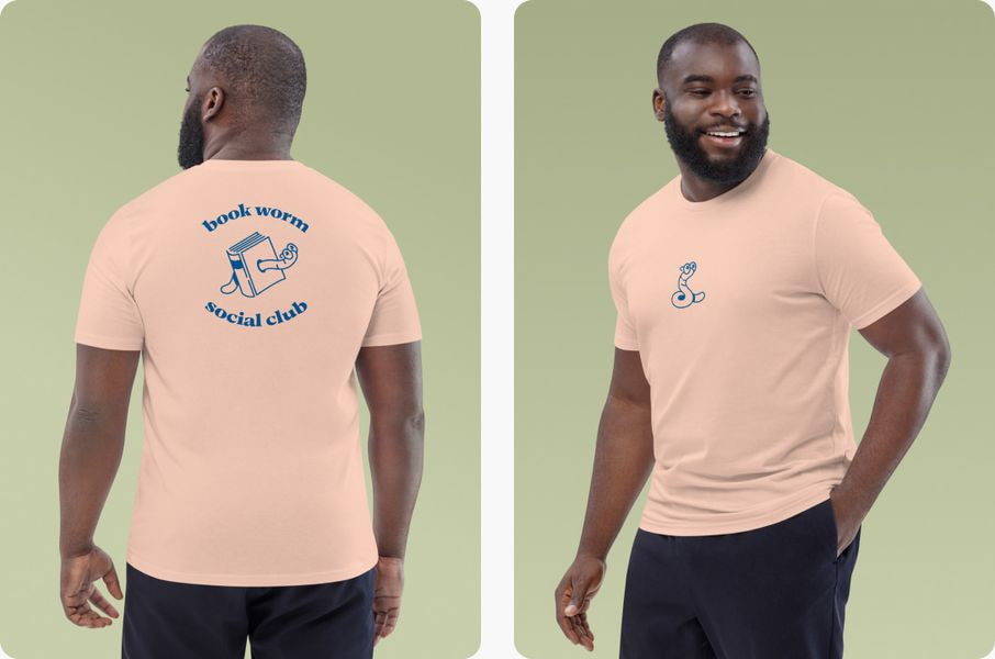 Unisex Organic Ribbed Neck T-shirt