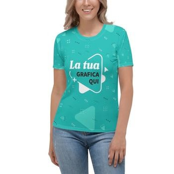 Maglie donna con stampa all over