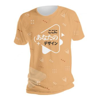 全面プリントTシャツ/トップス