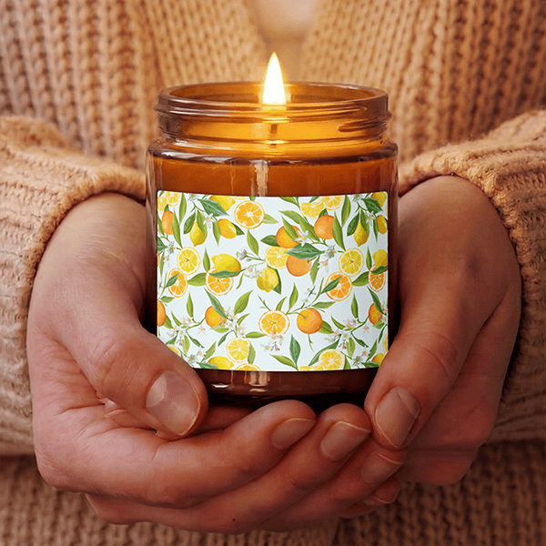 Amber Jar Scented Soy Candle