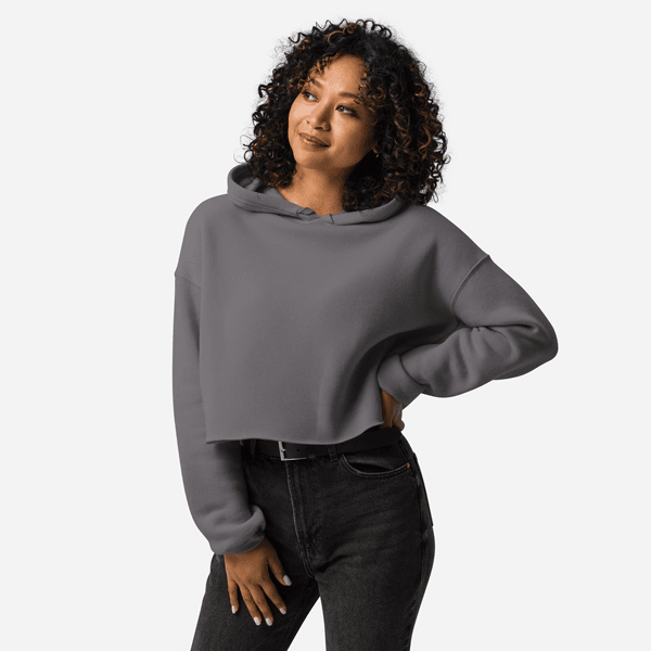 Bella + Canvas 7502 Women's Fleece Crop Hoodie