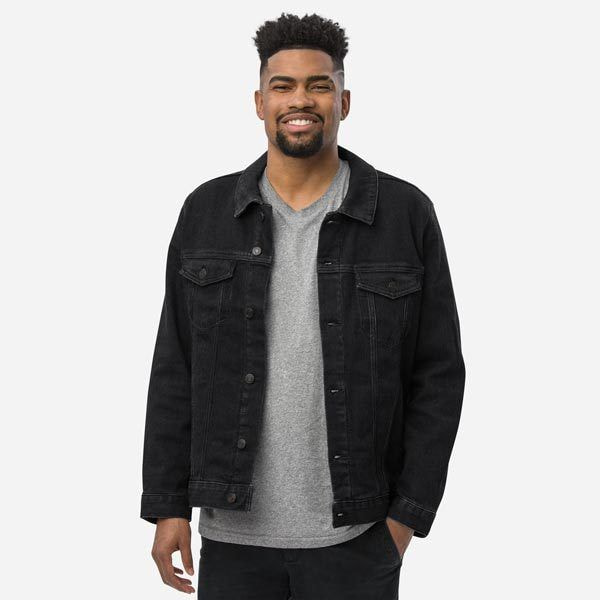 French Terry faux denim jacket - Marmalade