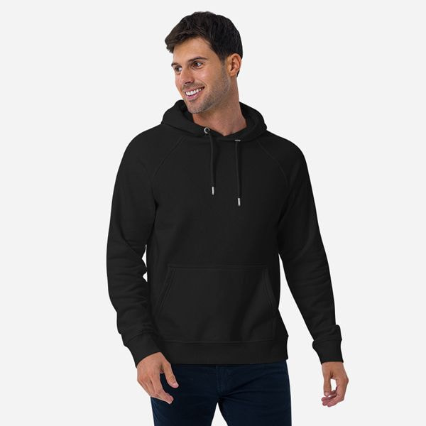 Hooded Sweatshirt with Back Embroidery - The Handkerchief Shop