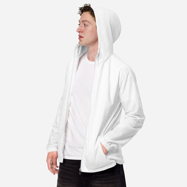 Global Blank Men's Windbreaker Jacket Lightweight Water-Resistant Windbreakers for Men