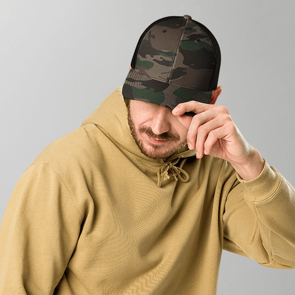 Camouflage Trucker Hat | Otto Cap 105-1247