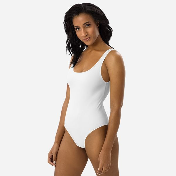 NEW Without Walls Embroidered Bodysuit Bathing Suit Swim Size