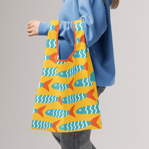All-Over Print Shopping Bag