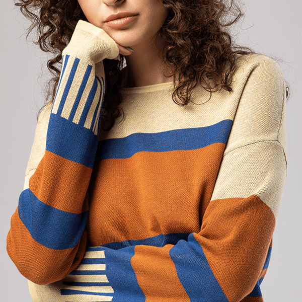 Women's Straight Bottom Knitted Sweater