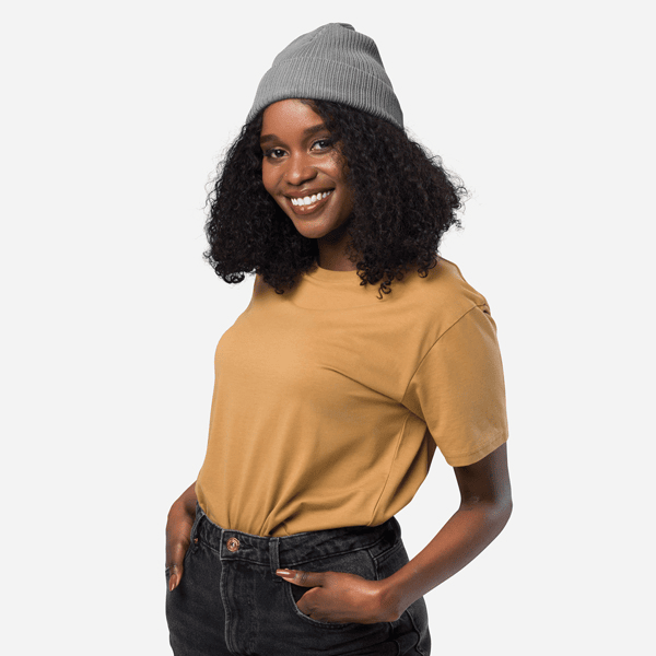 Organic Ribbed Beanie | Atlantis