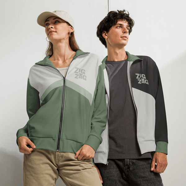 All-Over Print Recycled Unisex Track Jacket
