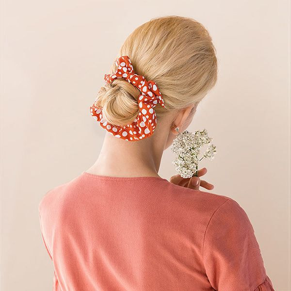 All-Over Print Recycled Scrunchie