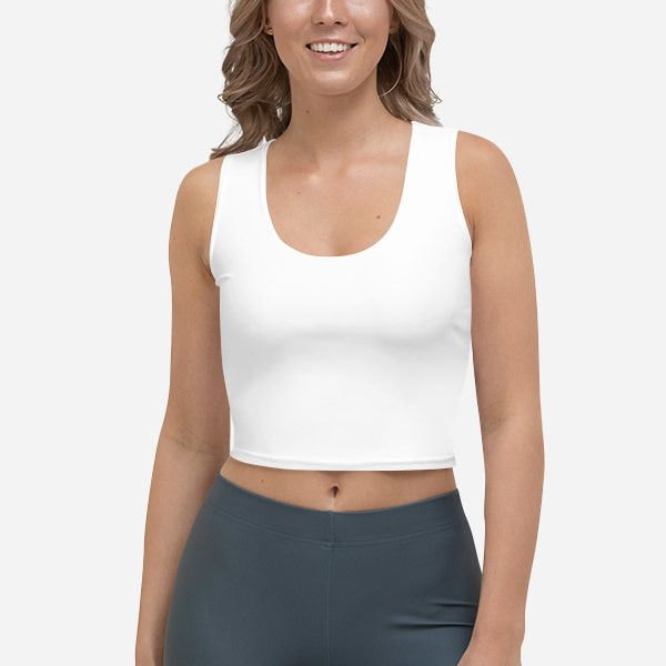 custom print crop top
