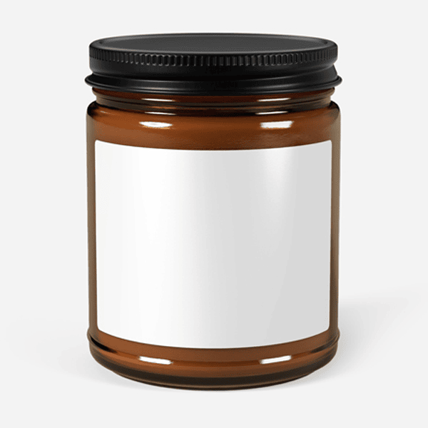 Amber Jar Scented Soy Candle