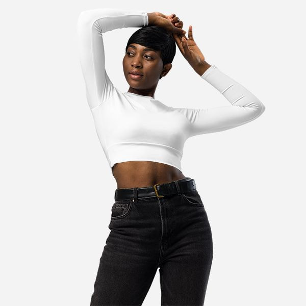 Long Sleeve Crop Top