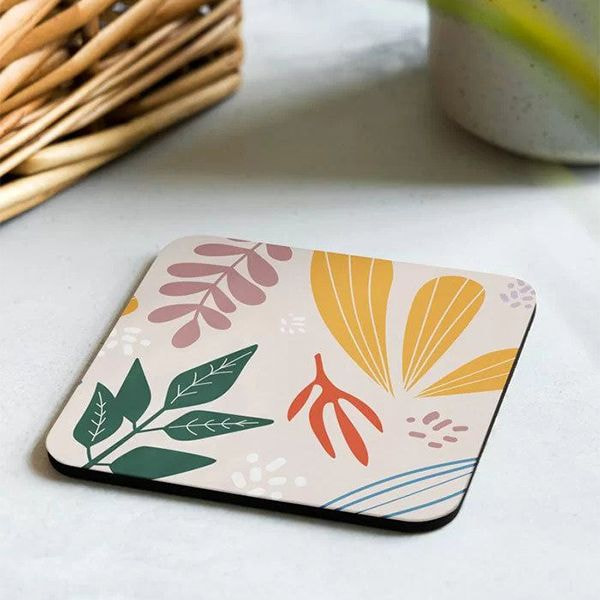 Cork-Back Coaster