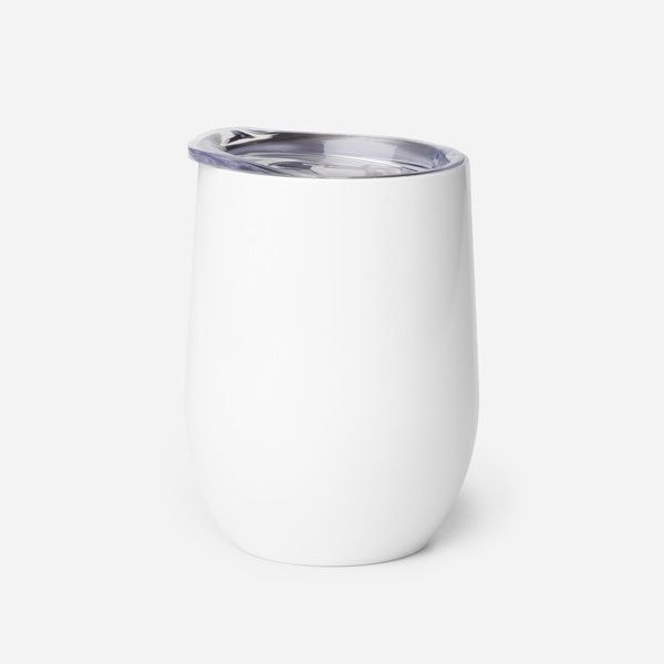 White wine tumbler WHITE