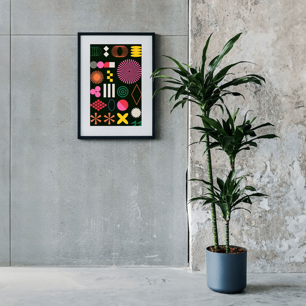 Matte Paper Framed Poster With Mat (in)