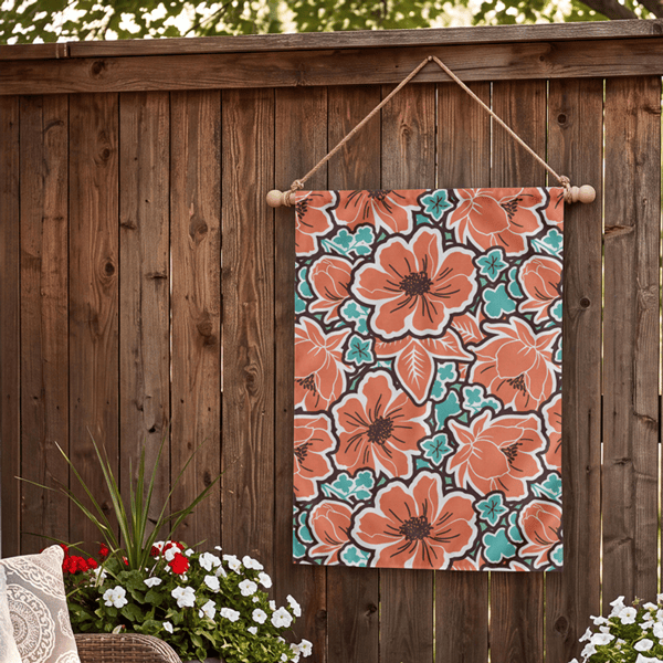 Outdoor Flag with Rod Pocket