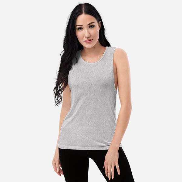 Women's Muscle Tank - Women's custom printed muscle tank