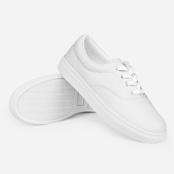 White Canvas Shoes