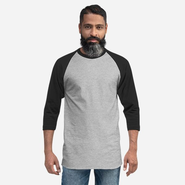 Unisex 3/4 Sleeve Raglan Shirt - Tultex 245 | Printful