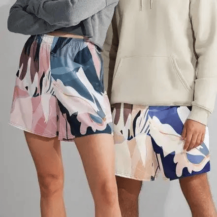 All-Over Print Unisex Athletic Long Shorts