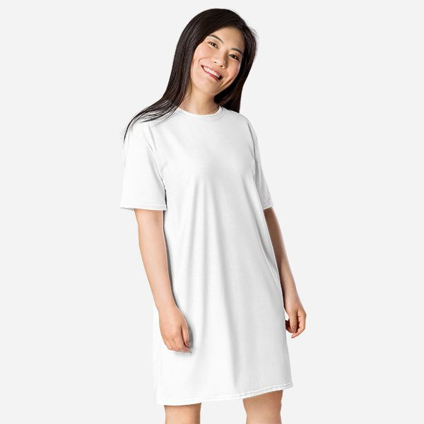 white t shirt dress