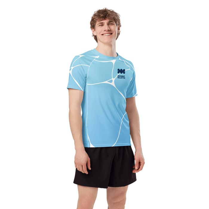 All-Over Print Men's Recycled Short Sleeve Rash Guard
