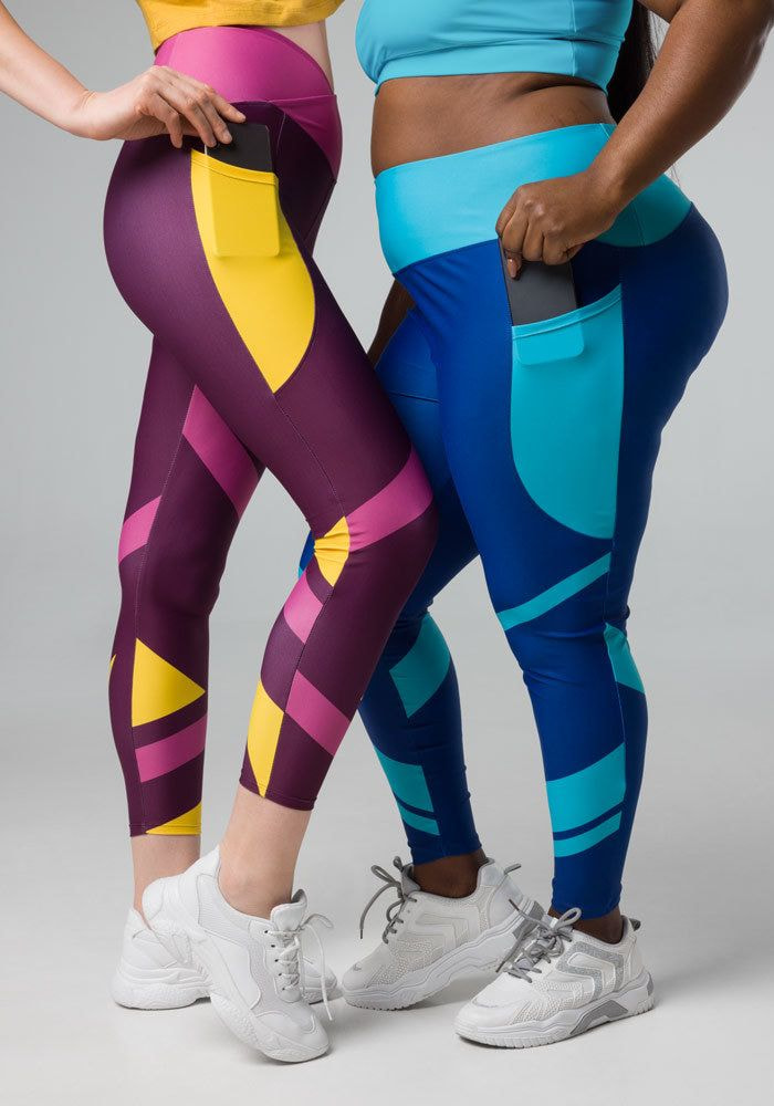 Meta Luminous Pocket Ankle Biter Leggings, Print