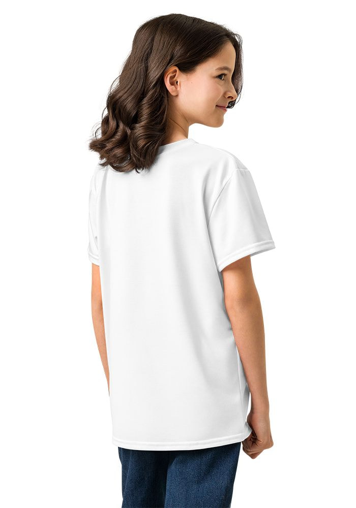 All-Over Print Youth Cotton Crew Neck T-shirt main 4
