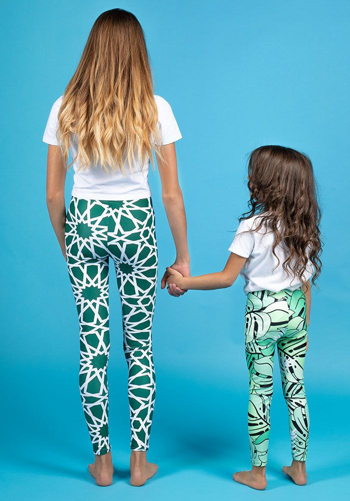 Printful Kids Leggings Size Chart, All-over Print Kids Leggings