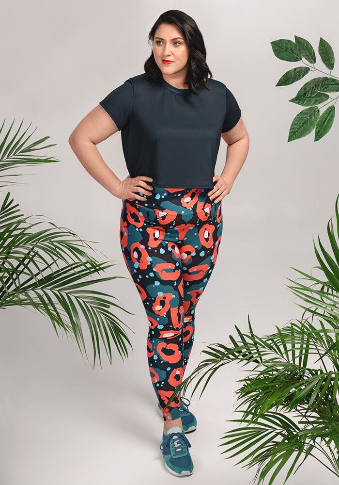 Plus Size, Printed Trousers, Trousers & leggings, Women