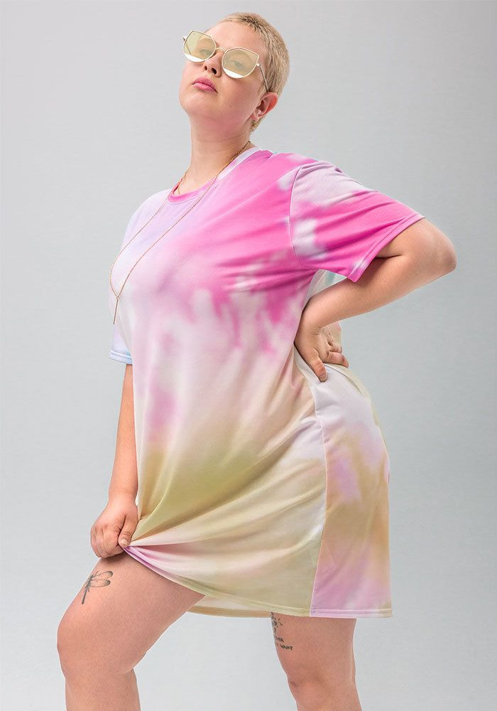 Tee shirt dress outlet plus size