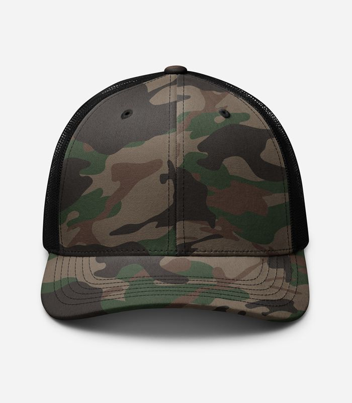 Camouflage cap best sale