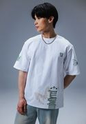 All-Over Print Oversized Cotton T-Shirt thumbnail 1