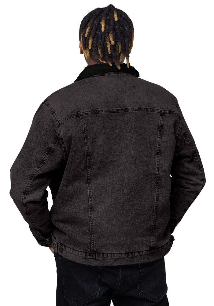 Unisex Sherpa Denim Jacket - Threadfast Apparel 372J