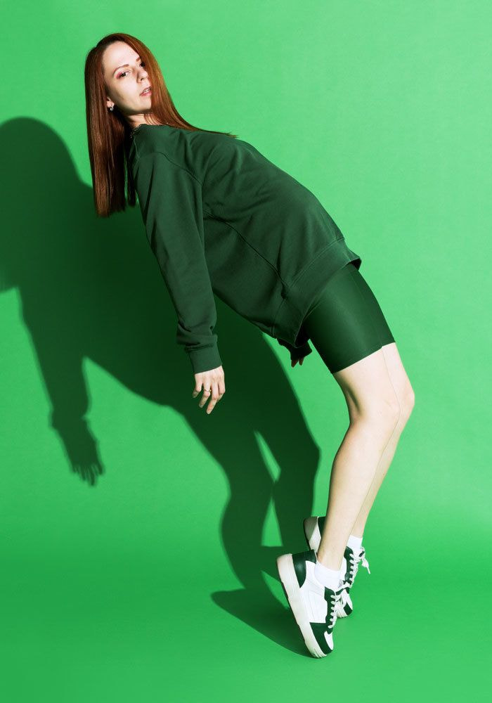 トップス sol soonerorlater guruguruhoodie M green Billionaire Boys Club Collared Sweatshirt in Dark Green