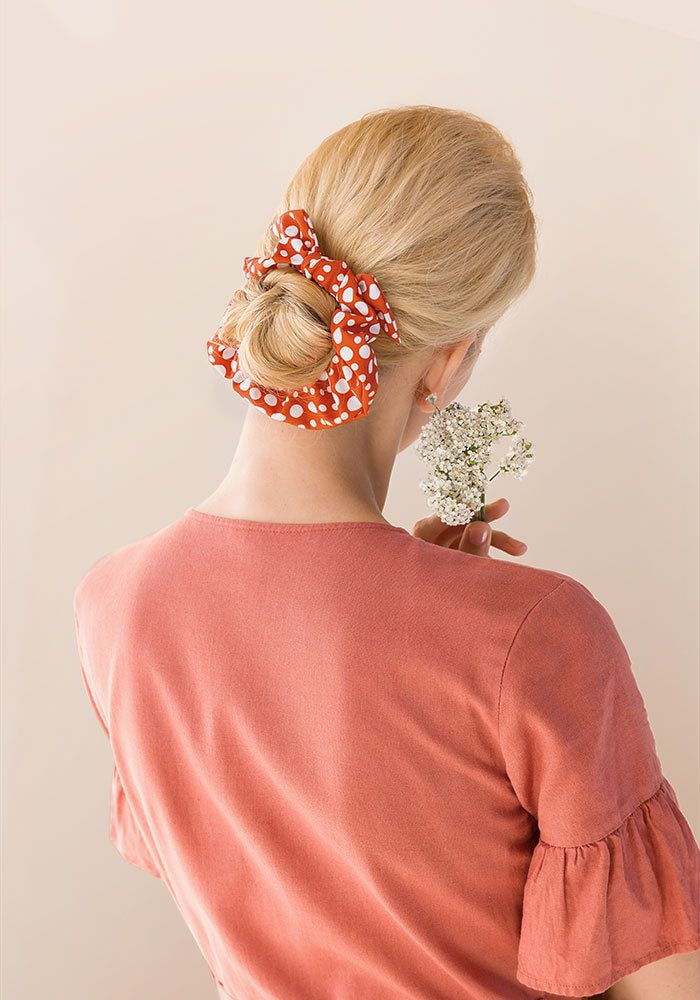 All-Over Print Recycled Scrunchie | Printful