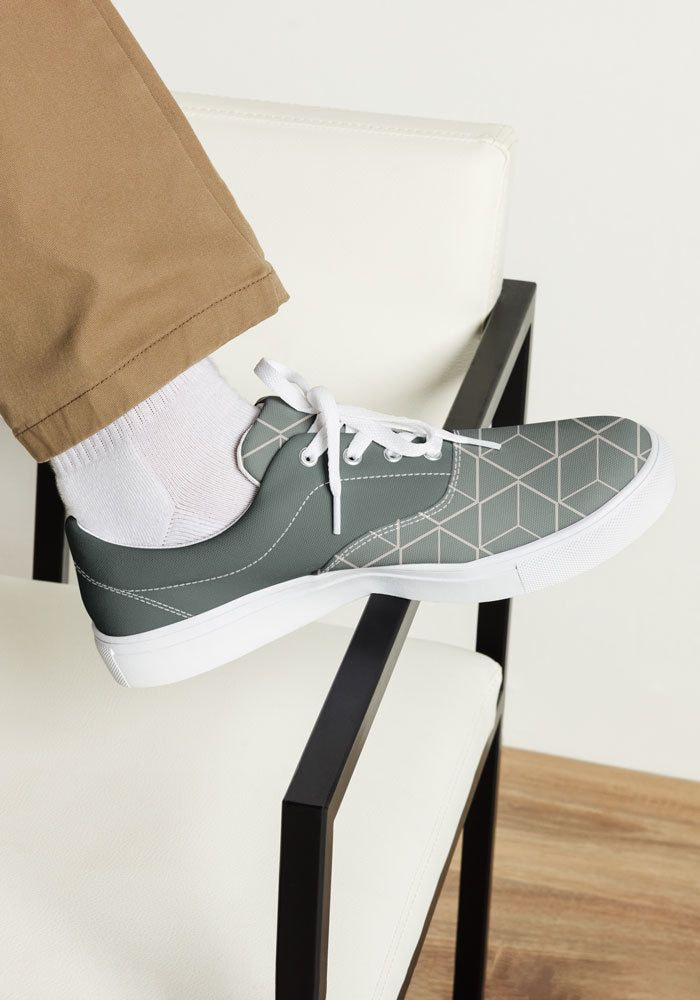 Men s Lace Up Canvas Shoes Printful