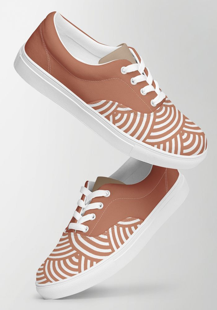 Lace up canvas best sale