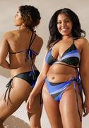 All-Over Print Recycled String Bikini Bottom thumbnail 3