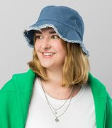 ダメージデニムバケットハット | Printful