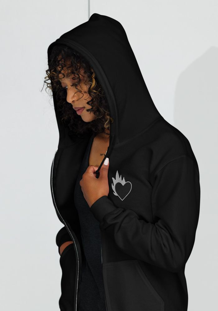 Gildan black zip up hoodie sale