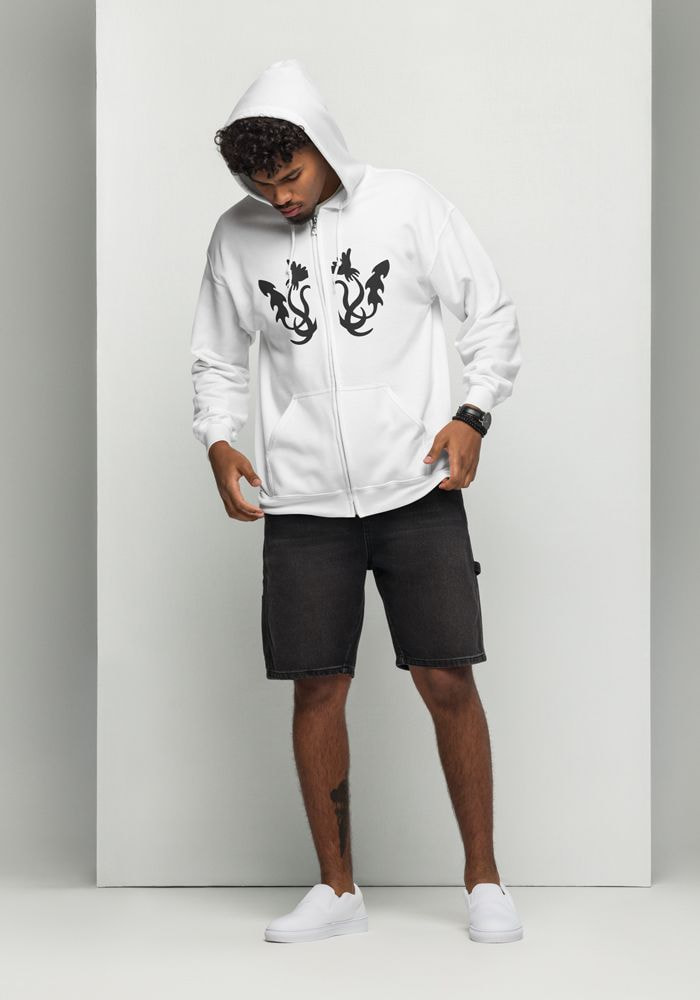 Unisex Heavy Blend Zip Hoodie | Gildan 18600 main 4