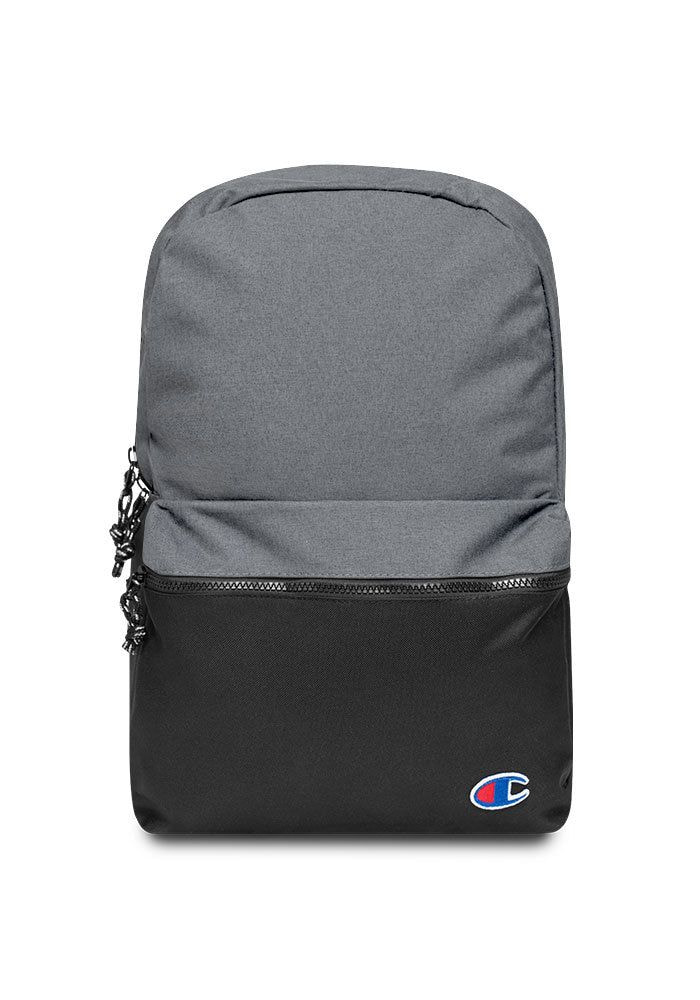 embroidered backpack