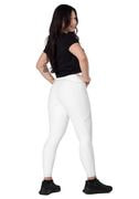 All-Over Print Recycled Crossover Leggings with Pockets thumbnail 4