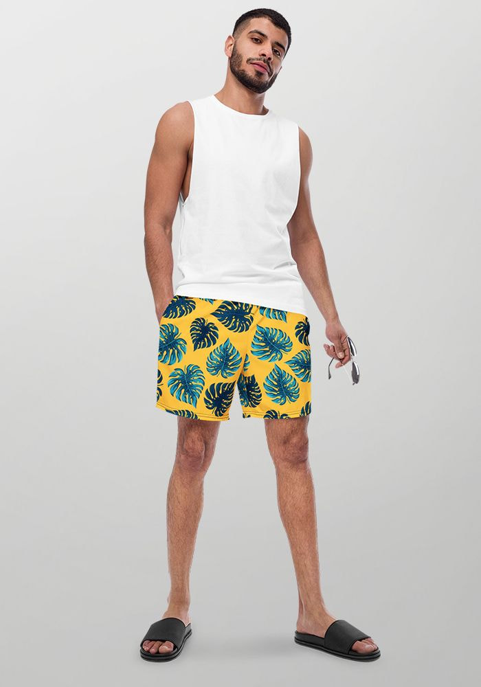 Men's Printed Swim Trunks